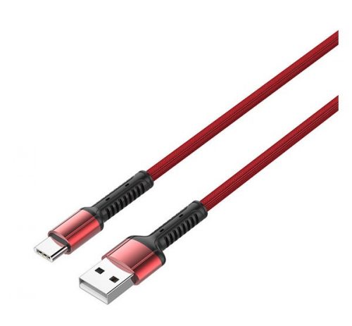 LDNIO LS63C-5A, USB-Type-C adatkábel, piros