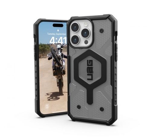 UAG Pathfinder MagSafe Apple iPhone 15 Pro Max hátlap tok, ash