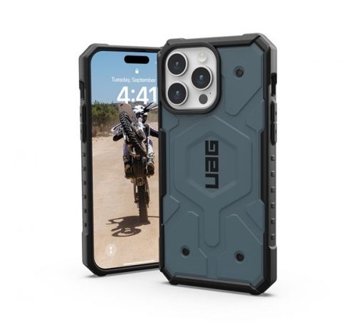 UAG Pathfinder MagSafe Apple iPhone 15 Pro Max hátlap tok, cloud blue