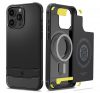 Spigen Rugged Armor MagFit Apple iPhone 15 Pro MagSafe tok, Matt fekete