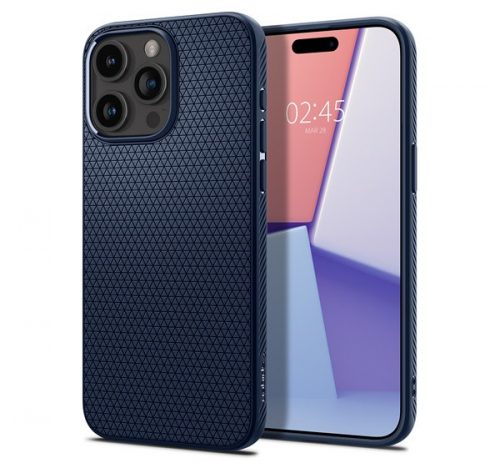 Spigen Liquid Air Apple iPhone 15 Pro tok, Navy Blue kék