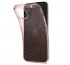 Spigen Liquid Crystal Glitter Apple iPhone 15 tok, csillámos rózsaszín átlátszó