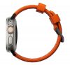 Nomad Rugged Apple Watch 42/44/45/49mm szíj, narancs/fekete