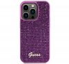 Guess Disco Metal Script Apple iPhone 15 Pro hátlap tok, fuksia