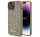 Guess Disco Metal Script Apple iPhone 15 hátlap tok, arany