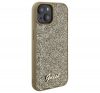 Guess Disco Metal Script Apple iPhone 15 hátlap tok, arany