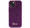 Guess Disco Metal Script Apple iPhone 15 hátlap tok, fuksia