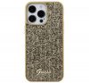 Guess Disco Metal Script Apple iPhone 15 Pro Max hátlap tok, arany