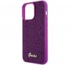 Guess Disco Metal Script Apple iPhone 15 Pro Max hátlap tok, fuksia