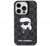 Karl Lagerfeld Monogram Ikonik Apple iPhone 15 Pro hátlap tok, fekete