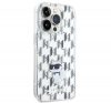 Karl Lagerfeld Monogram Choupette Apple iPhone 15 Pro Max hátlap tok, átlátszó