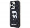 Karl Lagerfeld Monogram Ikonik Apple iPhone 15 Pro Max hátlap tok, fekete