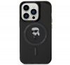 Karl Lagerfeld IML Ikonik MagSafe Apple iPhone 15 Pro hátlap tok, fekete