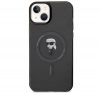 Karl Lagerfeld IML Ikonik MagSafe Apple iPhone 15 Plus hátlap tok, fekete