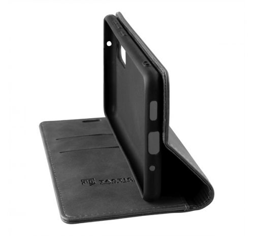 Tactical XProof Apple iPhone 15 Pro flip/oldalra nyíló tok, fekete