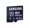 SAMSUNG Memóriakártya, PRO Ultimate with Reader 128GB, Class 10, V30, A2, Grade 3 (U3), R200/W130, +Adapter