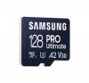 SAMSUNG Memóriakártya, PRO Ultimate with Reader 128GB, Class 10, V30, A2, Grade 3 (U3), R200/W130, +Adapter