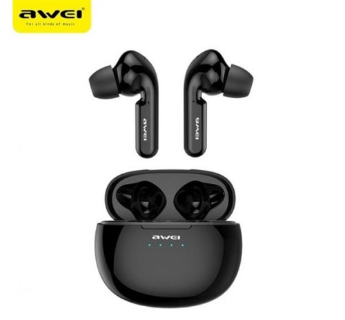 Awei T15 bluetooth 5.0 TWS fülhallgató, fekete