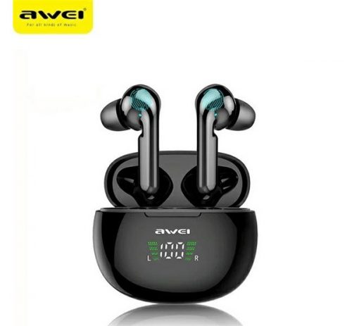 Awei T15P bluetooth 5.0 TWS fülhallgató, fekete