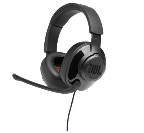 JBL Quantum 200 Gamer fejhallgató, fekete