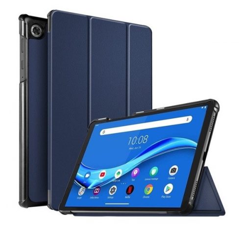 Lenovo Tab M10 Plus (10.3) TB-X606F, mappa tok, sötétkék