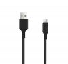 Setty hálózati töltő 1xUSB + 1m microUSB kábel, 3A, 15W, fekete