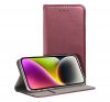 Samsung S24 Smart Magneto flip tok, burgundy