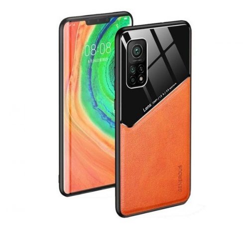 Xiaomi Redmi Note 9 5G, szilikon tok, narancssárga