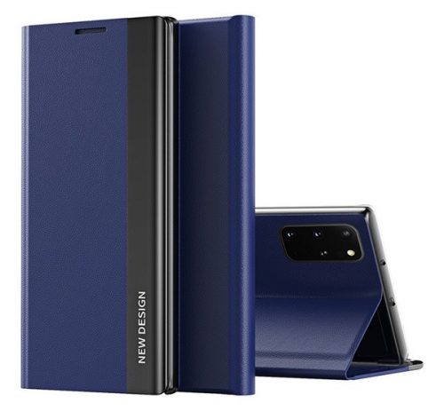 Xiaomi Redmi 9, oldalra nyíló tok, sötétkék