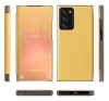 Xiaomi Redmi Note 9 5G, oldalra nyíló tok, sárga