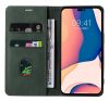 Oppo Reno7 5G / Find X5 Lite, oldalra nyíló tok, sötétzöld