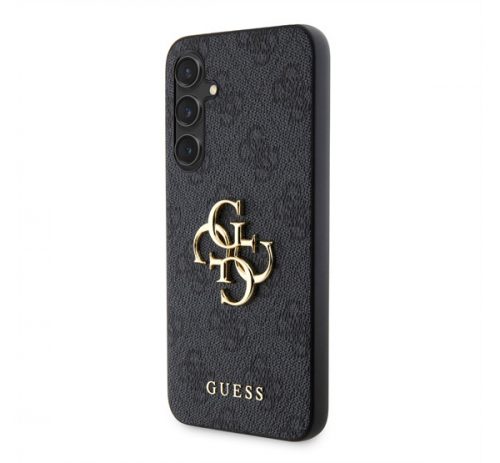 Guess PU 4G Metal Logo Samsung Galaxy S23 FE hátlap tok, szürke