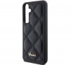 Guess Quilted Metal Logo Samsung GalaxyS23 FE tok, fekete