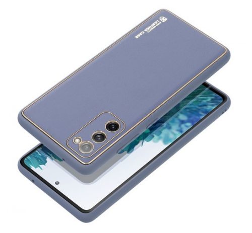 Forcell Leather műbőr hátlap tok Samsung Galaxy A05s kék