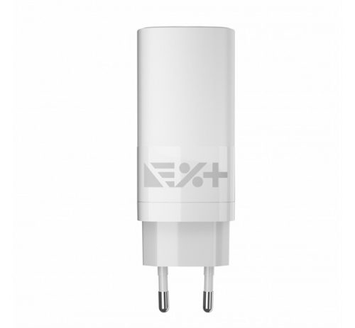 Next One 2xType-C, 1xUSB hálózati töltő, 65W, fehér