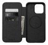 Nomad Modern Leather Folio iPhone 15 Pro Max flip tok, fekete