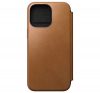 Nomad Modern Leather Folio iPhone 15 Pro Max flip tok, angol barna