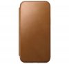 Nomad Modern Leather Folio iPhone 15 Pro Max flip tok, angol barna