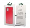 Lacoste Glossy Printing Logo iPhone 13 szilikon tok, piros