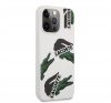 Lacoste Allover Pattern iPhone 13 Pro szilikon tok, fehér