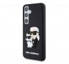 Karl Lagerfeld 3D Rubber Karl&Choupette Samsung Galaxy S24 tok, fekete