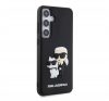 Karl Lagerfeld 3D Rubber Karl&Choupette Samsung Galaxy S24+ tok, fekete