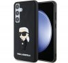 Karl Lagerfeld 3D Rubber Ikonik Samsung Galaxy S24 tok, fekete 