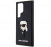 Karl Lagerfeld 3D Rubber Ikonik Samsung Galaxy S24 Ultra tok, fekete 