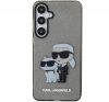 Karl Lagerfeld Glitter Karl&Choupette Samsung Galaxy S24 tok, fekete