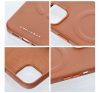 Roar Leather Magsafe iPhone 14 Pro eco bőr tok, barna