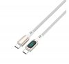 4smarts DigitCord USB / Type-C töltő- és adatkábel, 100W, 3m, fehér