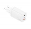 4smarts PDplug Trio töltő adapter, 2xType-C + USB, 45W, fehér