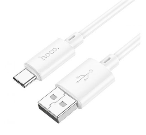 Hoco X88 USB / Type-C töltő- és adatkábel, 3A, fehér