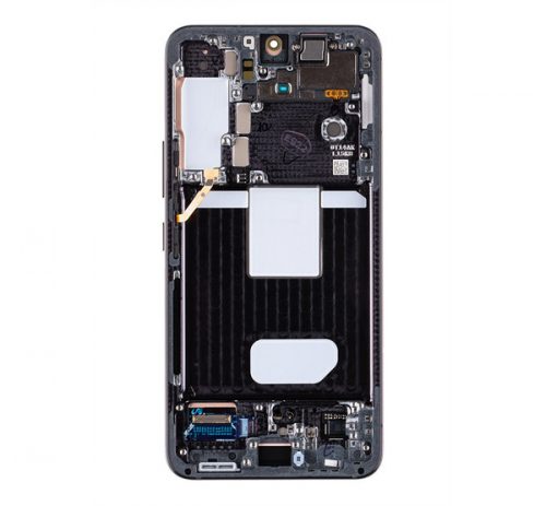 Samsung SM-S901B Galaxy S22 kompatibilis LCD kijelző + érintő, kerettel, fekete